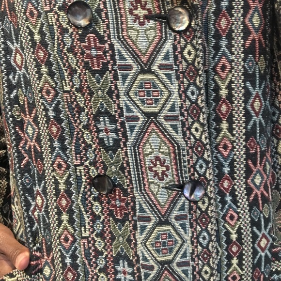 vintage tapestry winter coat - Picture 2 of 5